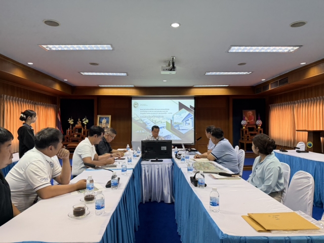 การประชุมเพื่อเเนะนำโครงการเเละหารือเเนวทางการจัดประชุมรับฟังความคิดเห็นของโครงการฯ