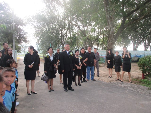ร่วมกิจกรรมการประเมินโรงเรียนพระราชทานของโรงเรียนบ้านท่าจาม