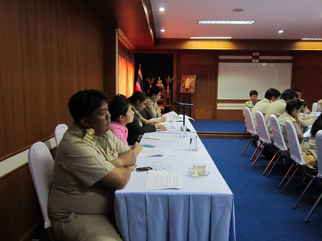 การประชุมพนักงานส่วนตำบล ประจำเดือน เมษายน 2556