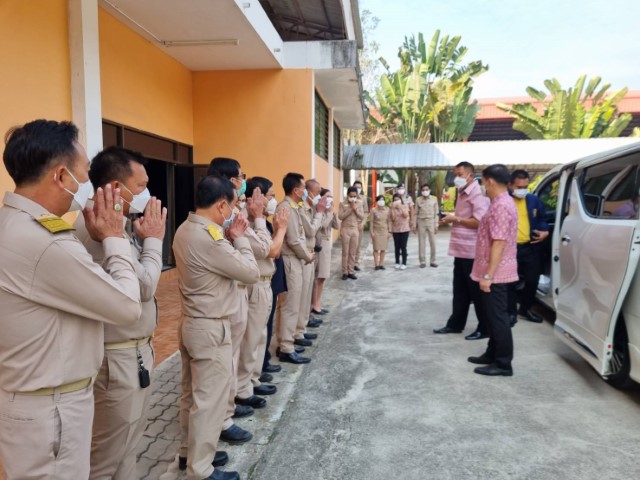 การตรวจราชการของท่านผู้ว่าราชการจังหวัดชลบุรี นายธวัชชัย ศรีทอง