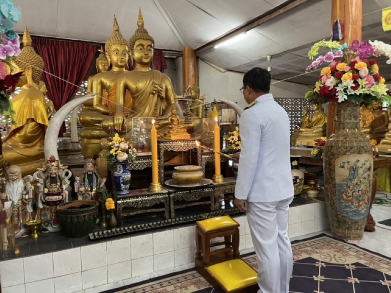 พิธีเจริญพระพุทธมนต์เนื่องในวันคล้ายวันประสูติของสมเด็จพระเจ้าลูกยาเธอ เจ้าฟ้าทีปังกรรัศมีโชติฯ