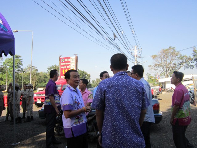 พิธีเปิดจุดบริการประชาชนเทศกาลวันปีใหม่ พ.ศ.2559