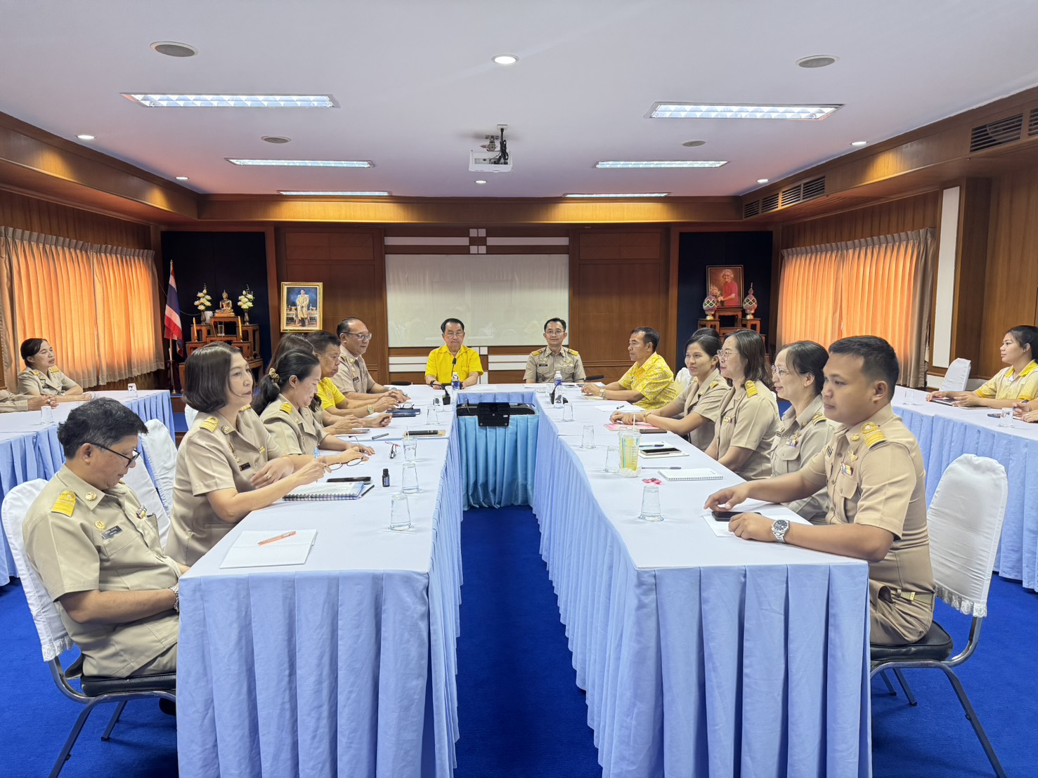การประชุมมอบนโยบาย no gift policy และการส่งเสริมคุณธรรมในหน่วยงาน