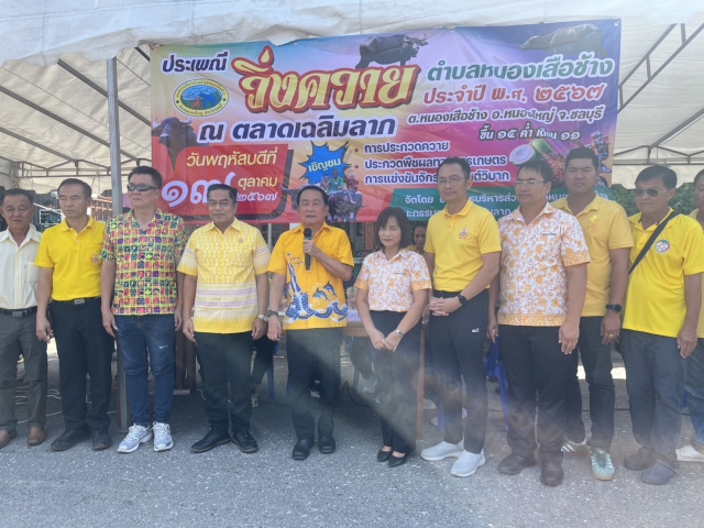 ประเพณีวิ่งควายตำบลหนองเสือช้าง ณ บ้านเฉลิมลาภ
