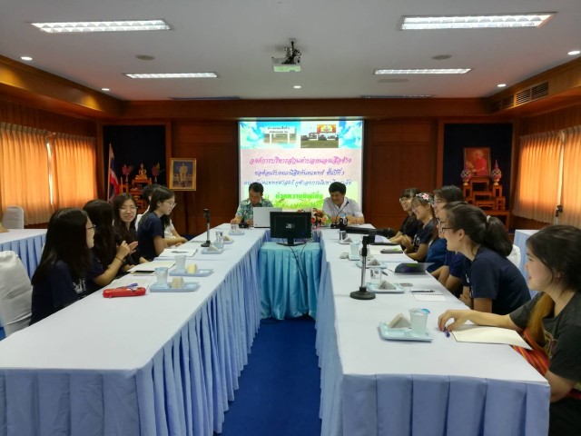 ต้อนรับคณะดูงาน นิสิตทันตแทพย์ ชั้นปีที่ 3