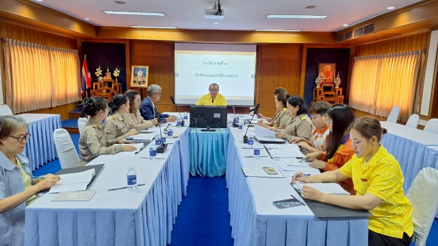 การประชุมคณะอนุกรรมการกองทุนหลักประกันสุขภาพองค์การบริหารส่วนตำบลหนองเสือช้าง ครั้งที่ 3/2568